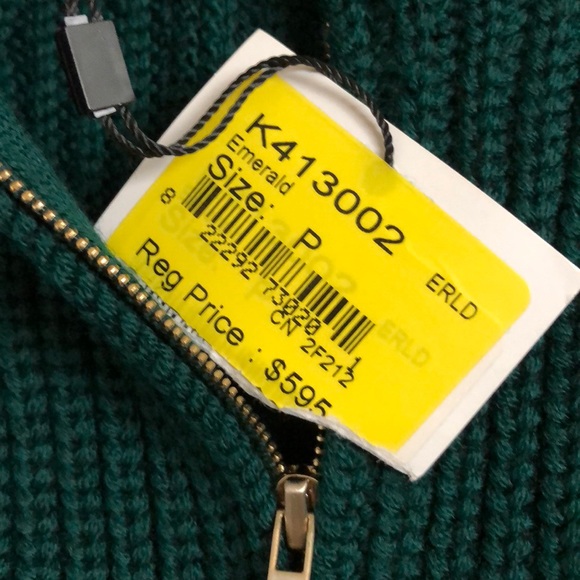 St. John Cape Zip Knit Emerald Green BRAND NEW NWT - Picture 4 of 5